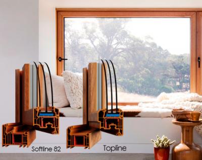 Keep warm with Goodwin: buy energy-efficient windows in VEKA Softline 82 and Topline profiles with a 25% discount